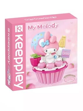 Keeppley Sanrio My Melody Strawberry Cupcake building block set (model K20814)